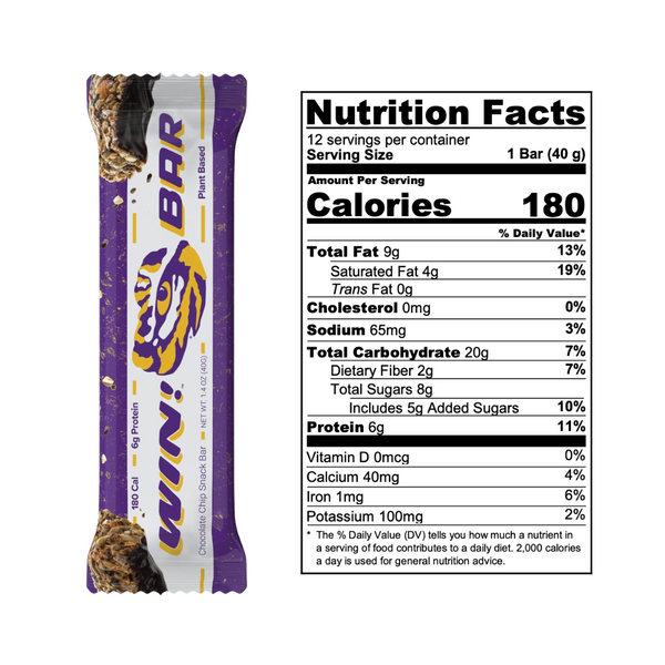 LSU WIN! BARS 🍫 12X (1.4oz) Bars!